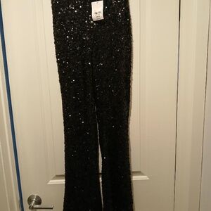 Forever 21 New Black Sequin Pants